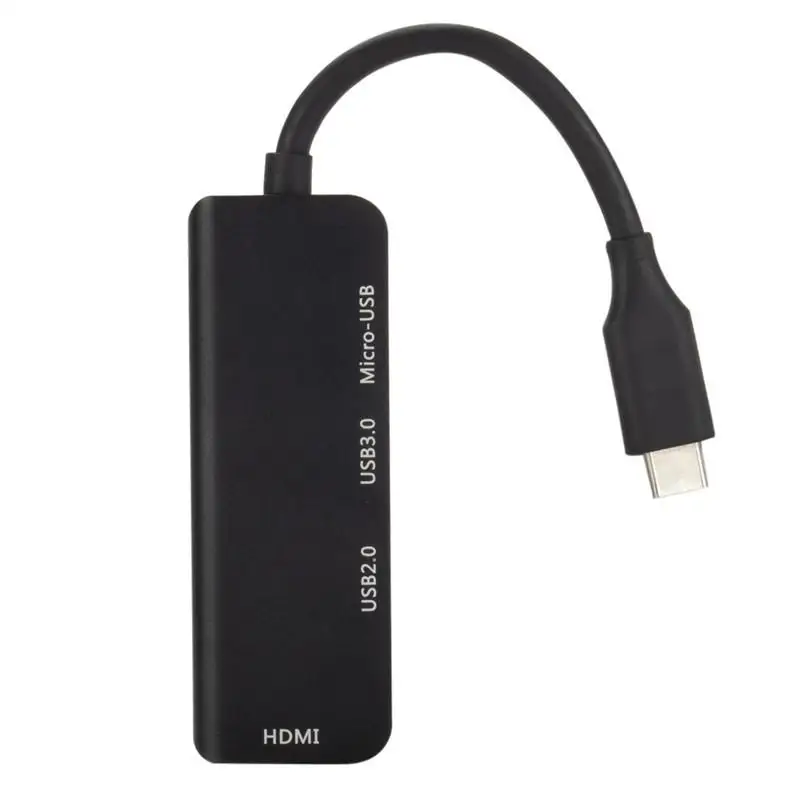 Концентратор Тип с разъемами типа C и Micro USB 3 0 2 HDMI портом Thunderbolt 4 Порты разъёмы