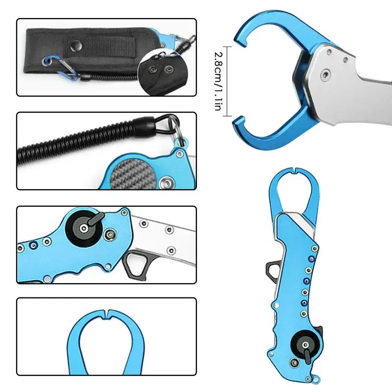 Foldable Lure Fish Gripper Ultralight Aluminum Alloy Multi-Purpose Fishing Tackle
Foldable Lure Fish Gripper Ultralight Aluminum Alloy Multi-Purpose Fishing Tackle