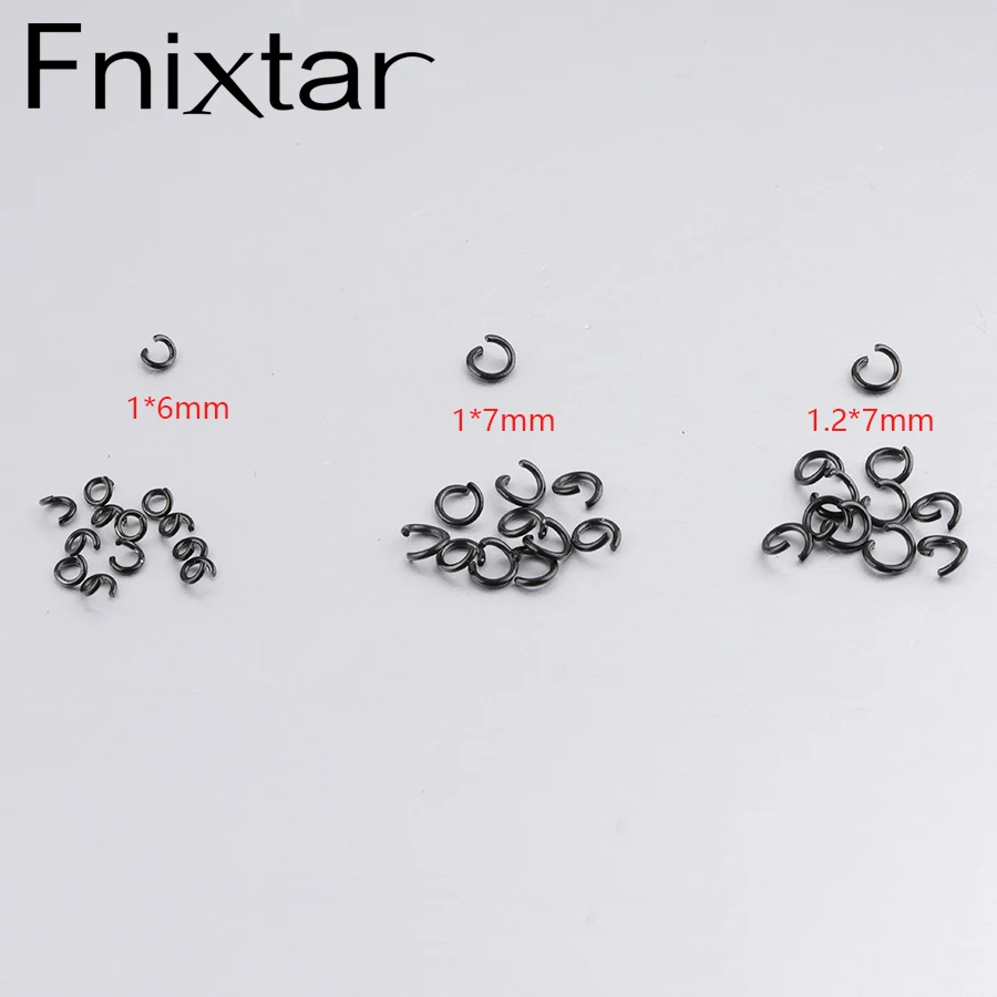 Fnixtar 1*7 мм 1*6 мм 1,2*7 мм открытые колечки из нержавеющей стали черного цвета раздельные кольца для изготовления ювелирных изделий своими рукам...
Fnixtar 1*7 мм 1*6 мм 1,2*7 мм открытые колечки из нержавеющей стали черного цвета раздельные кольца для изготовления ювелирных изделий своими рукам...