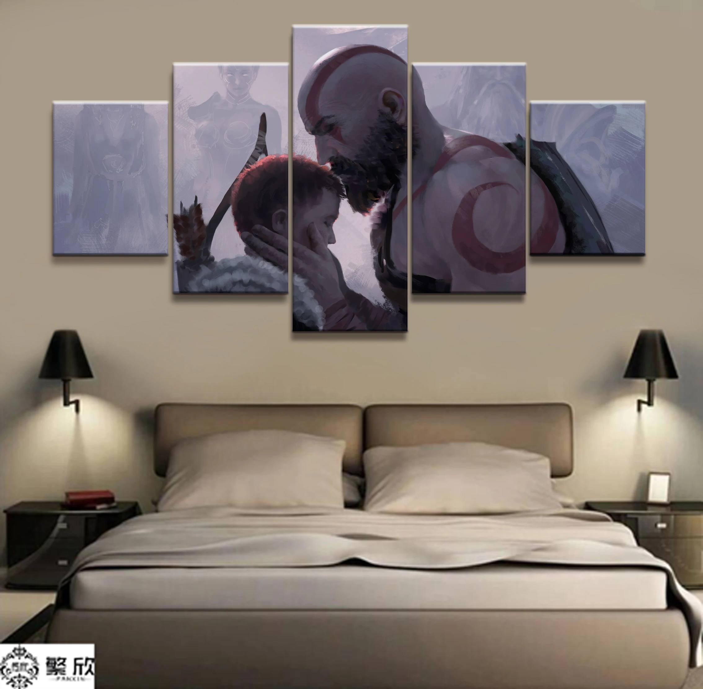 Modern Decorations God War Canvas Art 5 Pieces Home Decor Artwork HD Pirnt Kratos Picture Poster Wall Art In Living Room Framed
Modern Decorations God War Canvas Art 5 Pieces Home Decor Artwork HD Pirnt Kratos Picture Poster Wall Art In Living Room Framed