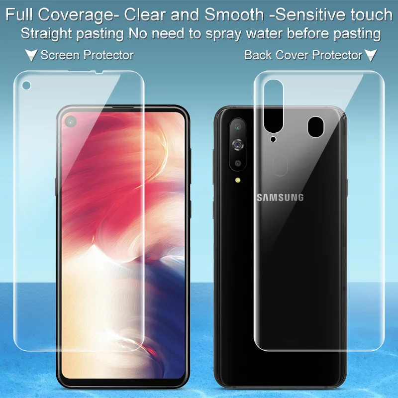 2 шт. защитное покрытие для Samsung Galaxy A8S Гидрогелевая защитная пленка|Защитные