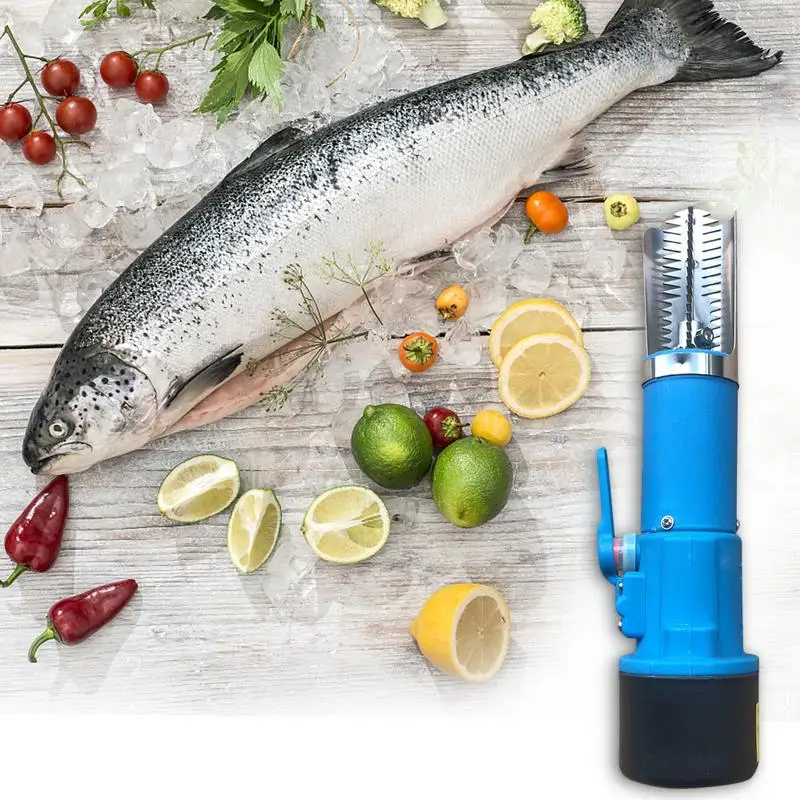 Rechargeable Electric Fish Scaler Waterproof Handheld Automatic Fish Skin Deslagger Scale Scraper Blade Fish Scales Seafood Tool
Rechargeable Electric Fish Scaler Waterproof Handheld Automatic Fish Skin Deslagger Scale Scraper Blade Fish Scales Seafood Tool