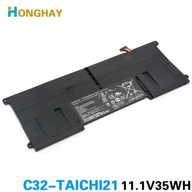 HONGHAY Новый аккумулятор для ноутбука ASUS, ультрабук TAICHI21, TAICHI 21, C32-TAICHI21, 11,1 В
HONGHAY Новый аккумулятор для ноутбука ASUS, ультрабук TAICHI21, TAICHI 21, C32-TAICHI21, 11,1 В