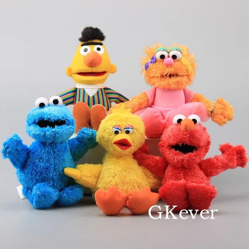 5 Styles Sesame Street Plush Stuffed Toys Cookie Monster Zoe Elmo Soft Dolls 9" 23 cm
5 Styles Sesame Street Plush Stuffed Toys Cookie Monster Zoe Elmo Soft Dolls 9" 23 cm