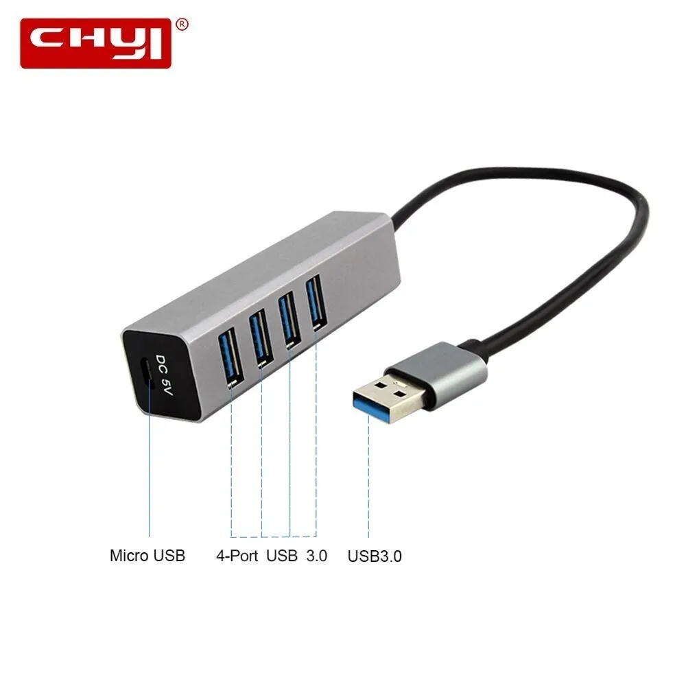 CHYI usb-хаб 3,0 4 порта Micro USB 3,0 разветвитель концентратора с портом питания 5 В постоянного тока USB Hab высокоскоростной 5 Гбит/с USB разветвитель для...
CHYI usb-хаб 3,0 4 порта Micro USB 3,0 разветвитель концентратора с портом питания 5 В постоянного тока USB Hab высокоскоростной 5 Гбит/с USB разветвитель для...
