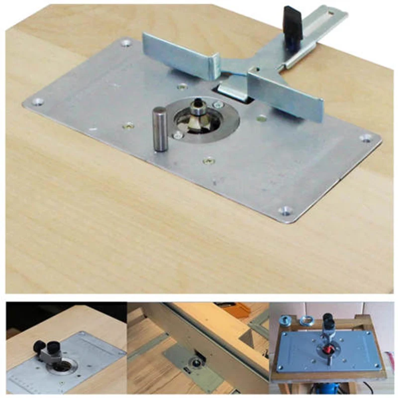6Pcs Set Aluminum Router Table Insert Plate W/ 4 Rings Screws For Woodworking Milling Table Plate Benches Router Table Plate DIY
6Pcs Set Aluminum Router Table Insert Plate W/ 4 Rings Screws For Woodworking Milling Table Plate Benches Router Table Plate DIY