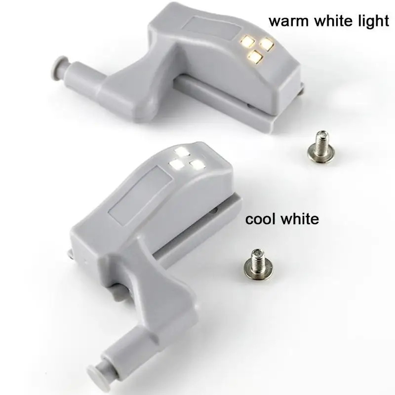 0.3W 3LED Inner Hinge Sensor Lamp Under Cabinet Light for Cupboard Wardrobe for Home