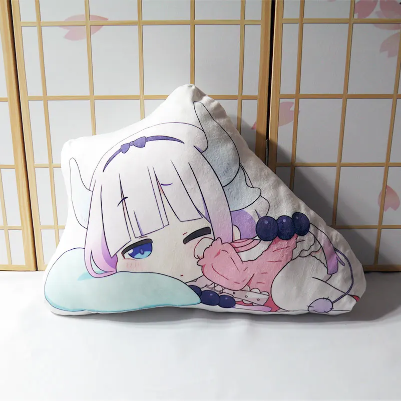 Kobayashi san Chi no Maid Dragon pillow toy Anime KannaKamui short plush stuffed cute girl doll double sided pillowcase 50cm
Kobayashi san Chi no Maid Dragon pillow toy Anime KannaKamui short plush stuffed cute girl doll double sided pillowcase 50cm