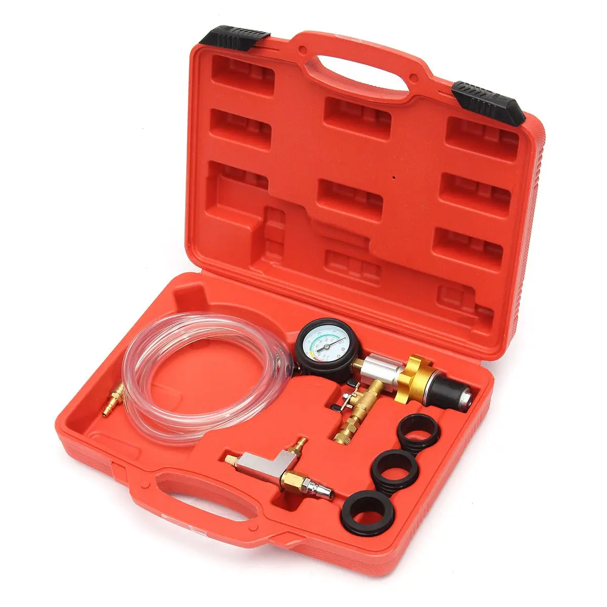 Autoleader Vacuum Cooling System Auto Car Radiator Coolant Refill & Purging Tool Gauge Kit With Air Pump Car Wash Easy Connect
Autoleader Vacuum Cooling System Auto Car Radiator Coolant Refill & Purging Tool Gauge Kit With Air Pump Car Wash Easy Connect