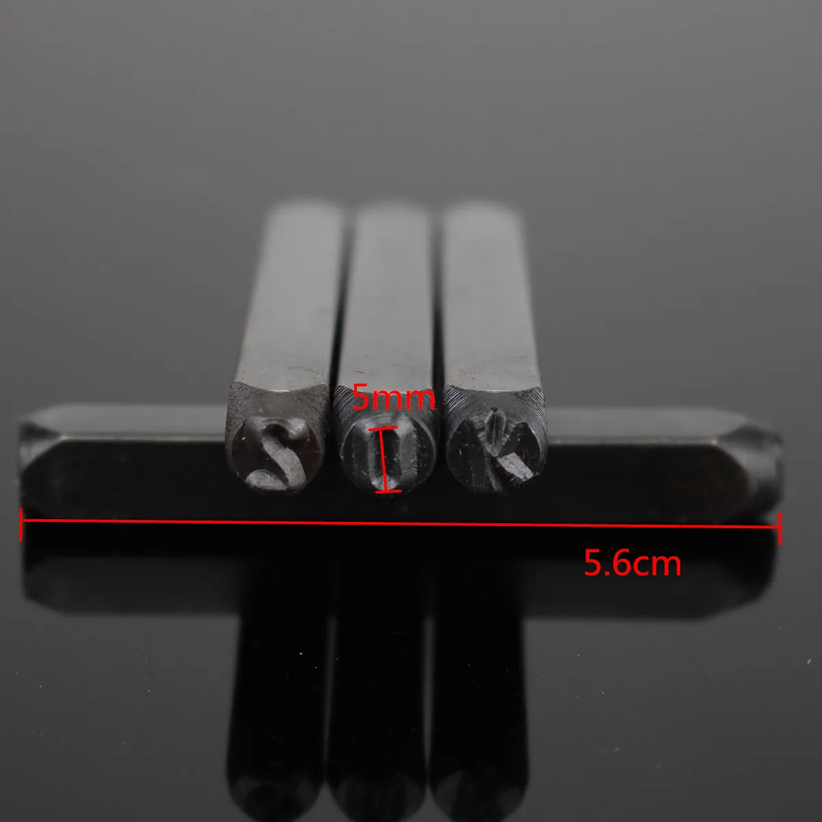 5mm(7/32) Alphabet Number 36Pcs Letter & Number Punch Stamp Steel Alphabet Stamping Pressing Kit for DIY Belt Leathercraft Tool
5mm(7/32) Alphabet Number 36Pcs Letter & Number Punch Stamp Steel Alphabet Stamping Pressing Kit for DIY Belt Leathercraft Tool