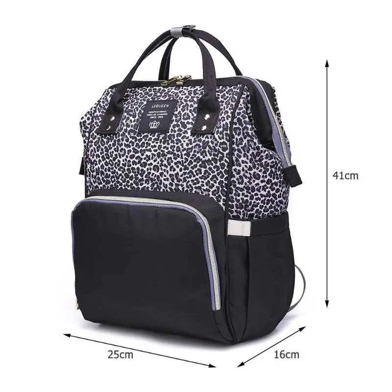 Lequeen Fashion Mummy Maternity Nappy Bag Large Capacity Nappy Bag Travel Backpack Nursing Bag for Baby Care Women's Fashion Bag
Lequeen Fashion Mummy Maternity Nappy Bag Large Capacity Nappy Bag Travel Backpack Nursing Bag for Baby Care Women's Fashion Bag