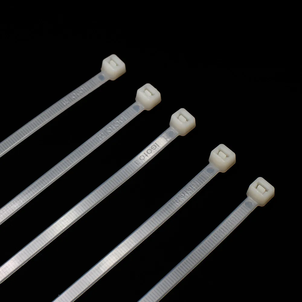 Nylon Cable Ties Self-Locking Plastic 100pcs/bag White/Black Fasten Loop tie Organiser Fasten Width:4-4.8mm Length:150-400mm
Nylon Cable Ties Self-Locking Plastic 100pcs/bag White/Black Fasten Loop tie Organiser Fasten Width:4-4.8mm Length:150-400mm