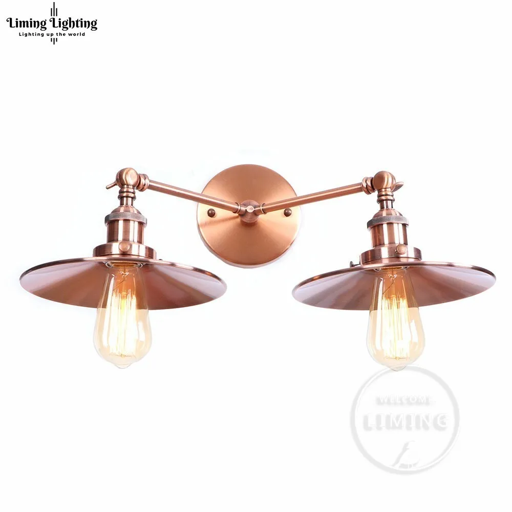 American Style Bedside Antique Wall Lamp Double-head Living Room Lights Vintage Fashion Bar Lamps Bedroom Nordic Steering Head
American Style Bedside Antique Wall Lamp Double-head Living Room Lights Vintage Fashion Bar Lamps Bedroom Nordic Steering Head