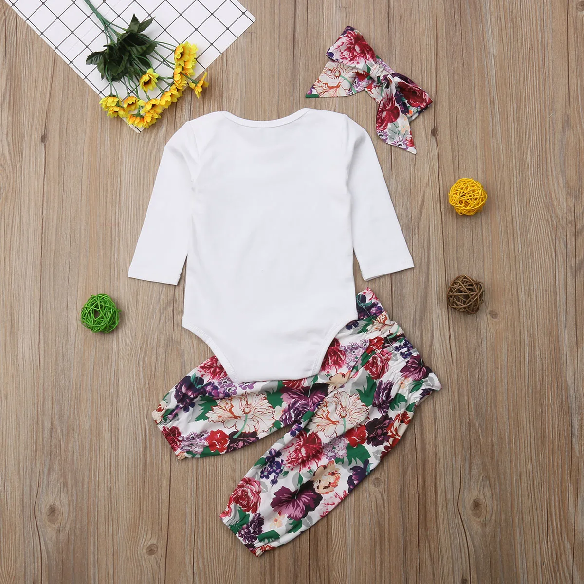 Baby Girls Floral Print Bodysuit Tops Pants Outfits Set 2pcs Clothes Cotton Toddler Infant Baby Girl Clothing 0-18M
Baby Girls Floral Print Bodysuit Tops Pants Outfits Set 2pcs Clothes Cotton Toddler Infant Baby Girl Clothing 0-18M