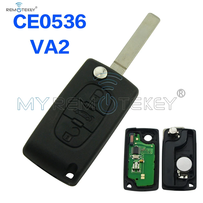 Remtekey CE0536 model Flip remote key 3 button 434mhz PCF7961 VA2 for Citroen Peugeot car remote key
Remtekey CE0536 model Flip remote key 3 button 434mhz PCF7961 VA2 for Citroen Peugeot car remote key