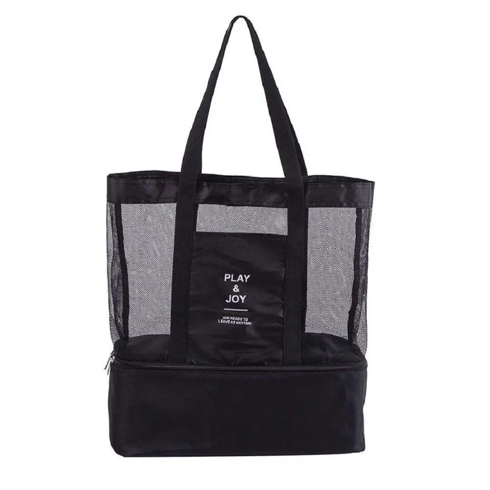 Fashion 2 in 1 mesh beach zipper pocket with integrated cool bag, invisible insulation bag, tote bag work holiday beach park p
Fashion 2 in 1 mesh beach zipper pocket with integrated cool bag, invisible insulation bag, tote bag work holiday beach park p