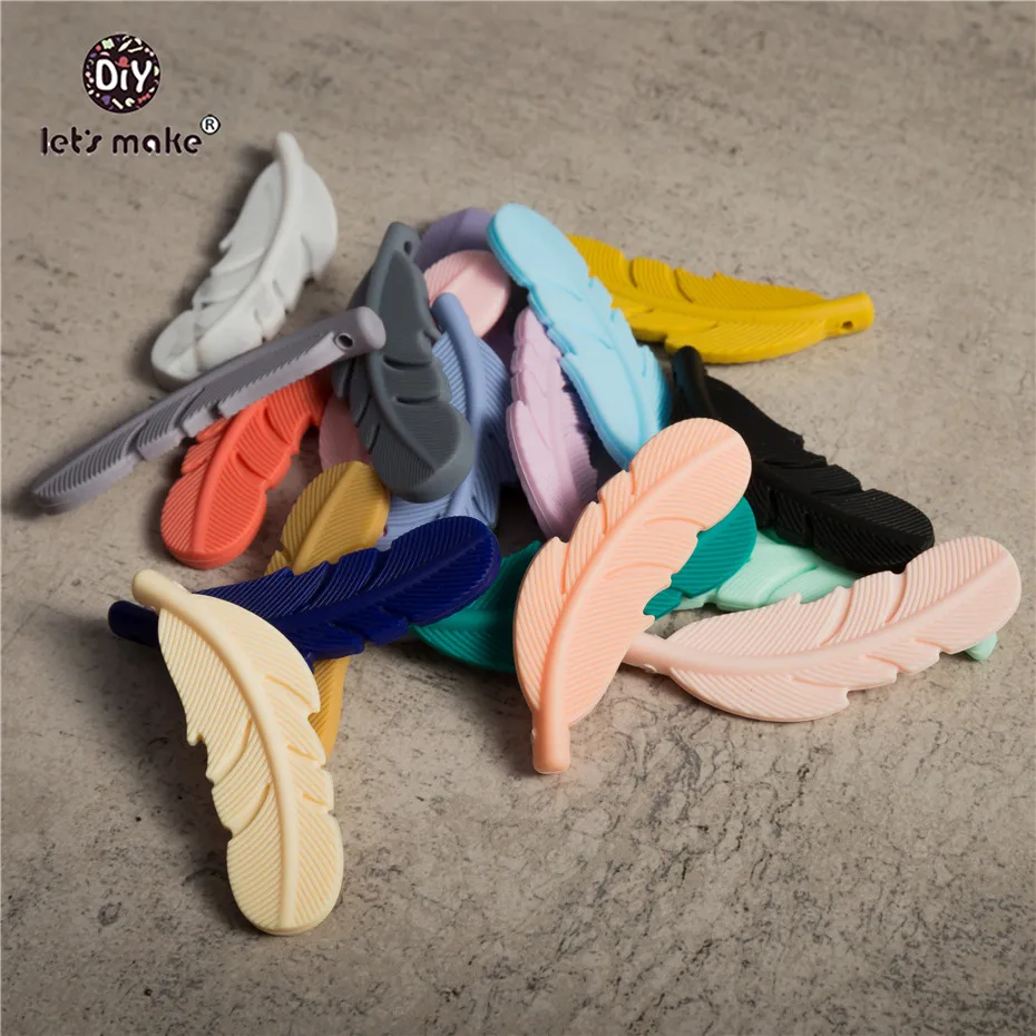 Let's Make Baby Teether 5pc Feather Perle Silicone Beads BPA Free Silicone Teether Tething Toys Baby Product DIY Starter Kits
Let's Make Baby Teether 5pc Feather Perle Silicone Beads BPA Free Silicone Teether Tething Toys Baby Product DIY Starter Kits