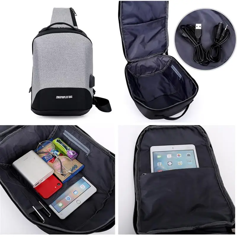 Retro USB Messenger Chest Bag For Male Men Anti-Theft Sling Bag Canvas Soft Shoulder Pack Crossbody Shoulder Bag
Retro USB Messenger Chest Bag For Male Men Anti-Theft Sling Bag Canvas Soft Shoulder Pack Crossbody Shoulder Bag