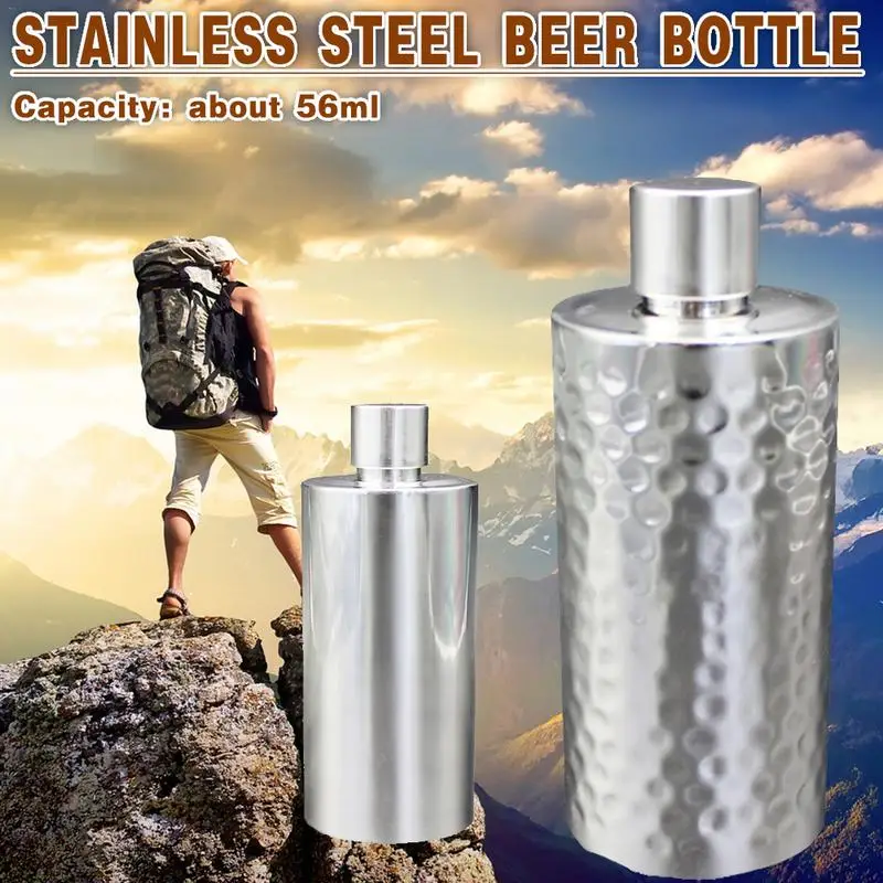201 Stainless Steel Beer Bottle Bump Feel Sealed Outdoor Thick Men Portable Beer Bottle
201 Stainless Steel Beer Bottle Bump Feel Sealed Outdoor Thick Men Portable Beer Bottle