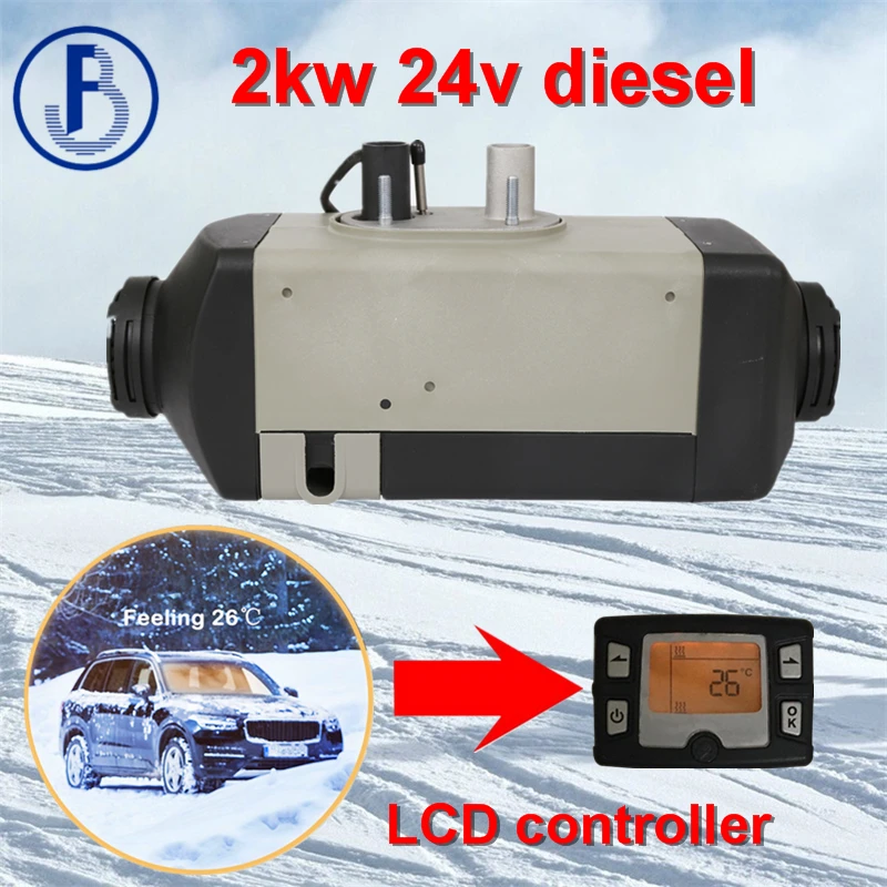Бесплатная доставка 2KW 24V дизельный Воздушный стояночный нагреватель для