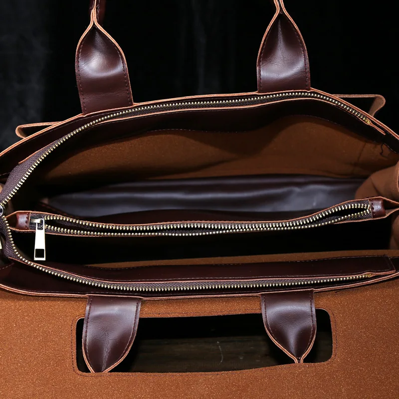 Original Brand Design Crazy Horse PU Leather Men Handbag Korean Fashion Vintage Business Briefcase
Original Brand Design Crazy Horse PU Leather Men Handbag Korean Fashion Vintage Business Briefcase