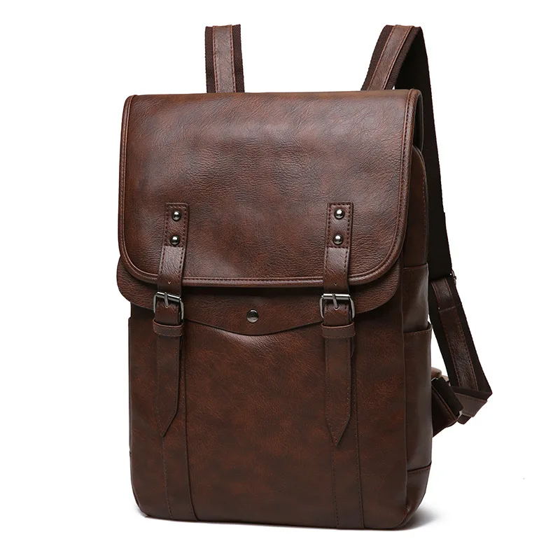 New Men Bacpack PU Leather Waterproof Backpack Fashion Travel Bag Large Casual School Bag For Teenagers Laptop Backpack Mochila
New Men Bacpack PU Leather Waterproof Backpack Fashion Travel Bag Large Casual School Bag For Teenagers Laptop Backpack Mochila