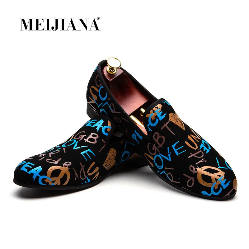 MEIJIANA Fashion Casual Shoes Men Loafers Brand Men Shoes 2019 New Colorful Graffiti Party Shoes
MEIJIANA Fashion Casual Shoes Men Loafers Brand Men Shoes 2019 New Colorful Graffiti Party Shoes