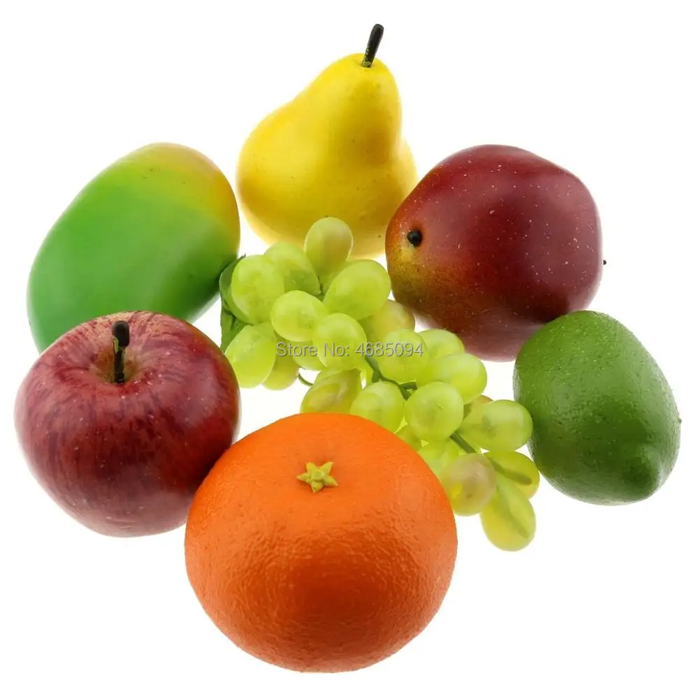 Gresorth искусственные украшения Реалистичные фрукты поддельные яблоки оранжевая