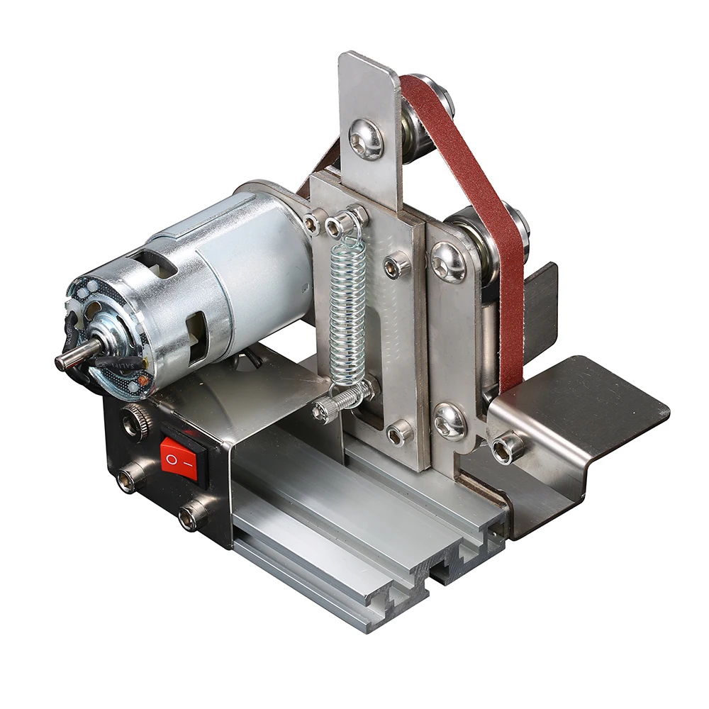 Multifunctional AC 110-240V Grinder Mini Electric Belt Sander DIY Polishing Grinding Machine Cutter Edges Sharpener | Инструменты