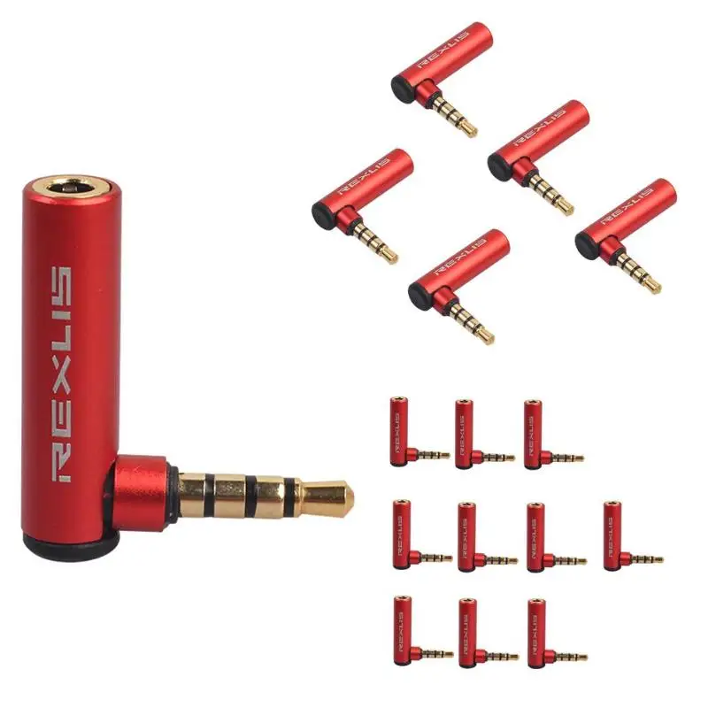 REXUS 3.5mm Jack 90°Universal Aux male to female OMTP to CTIA Earphone Converter Stereo Adapter
REXUS 3.5mm Jack 90°Universal Aux male to female OMTP to CTIA Earphone Converter Stereo Adapter