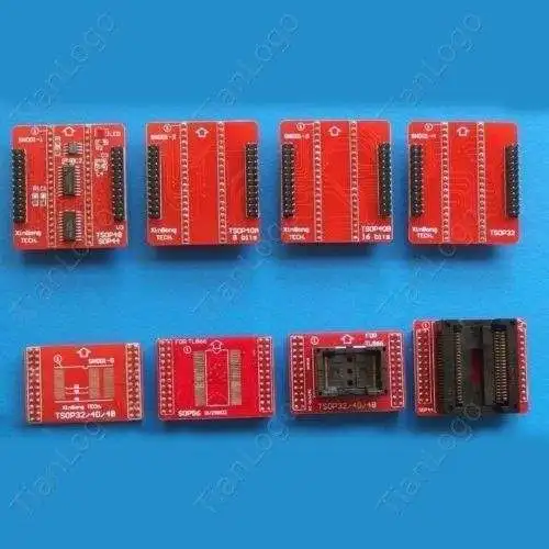 Фото 8 адаптеров/набор TSOP32/40/48 SOP44 SOP56 адаптеры для TL866CS TL866A - купить