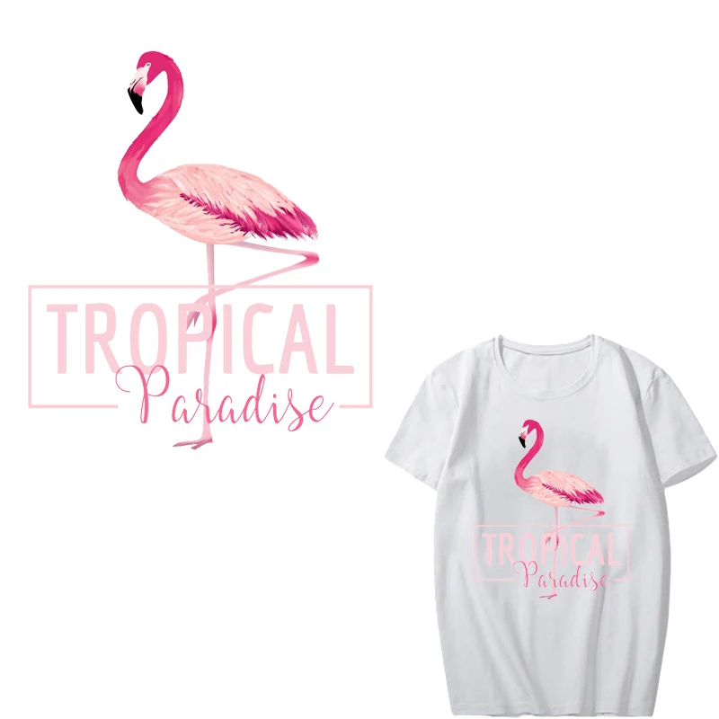 Iron on Flamingo Patches for Girl Clothing DIY T-shirt Heat Transfer Vinyl Stickers Applique Washable Badges Thermal Press
Iron on Flamingo Patches for Girl Clothing DIY T-shirt Heat Transfer Vinyl Stickers Applique Washable Badges Thermal Press