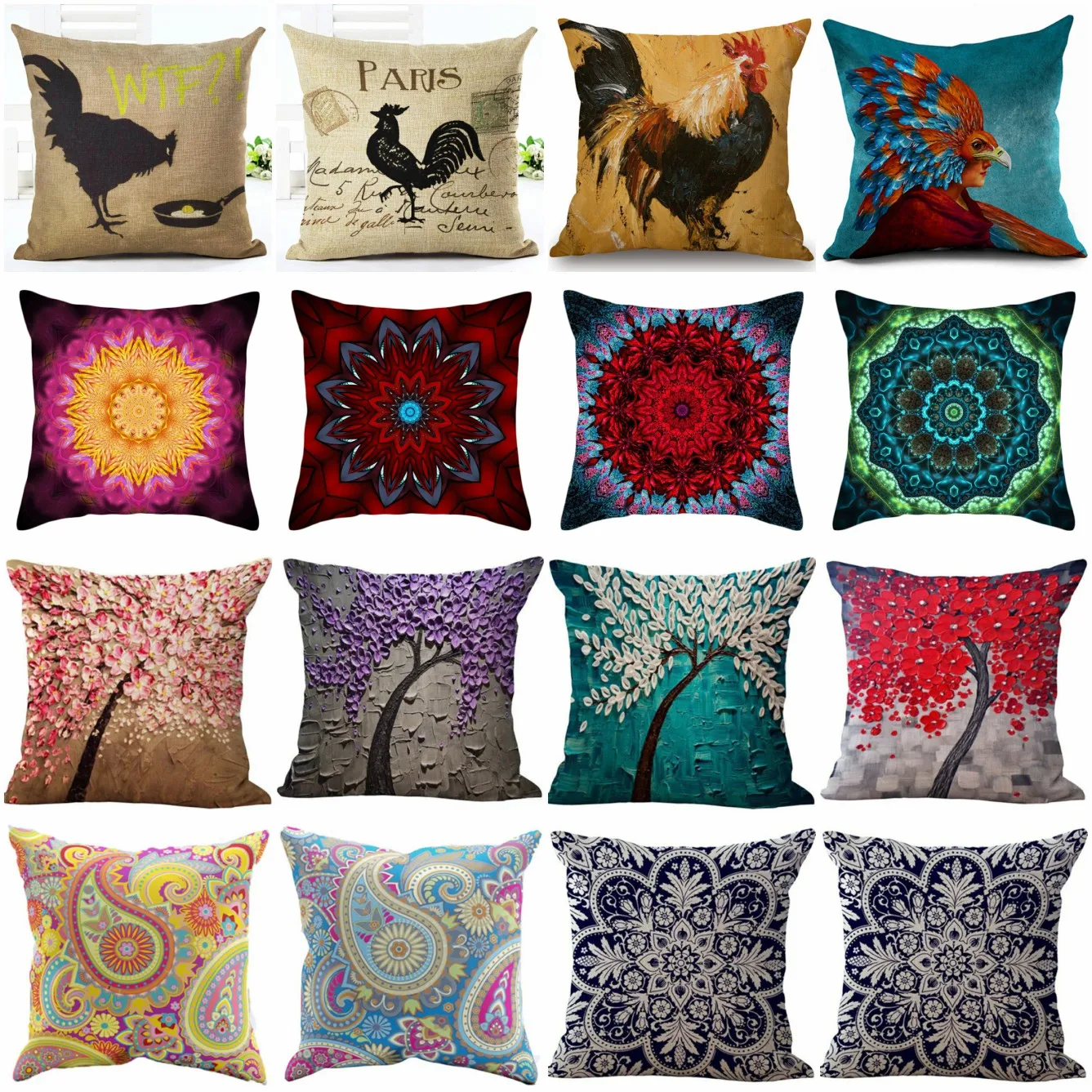 18" Vintage Pillow Case Throw Pillowcase Cotton Linen Printed Pillow Covers For Office Home Textile
18" Vintage Pillow Case Throw Pillowcase Cotton Linen Printed Pillow Covers For Office Home Textile
