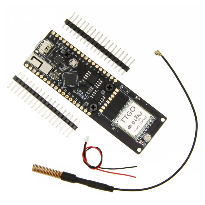 Ttgo T Fox 20 дБ Lora32 V1.1 433 МГц Esp32 Lora Oled 0 96 дюймов Bluetooth Wifi беспроводной модуль Esp 32