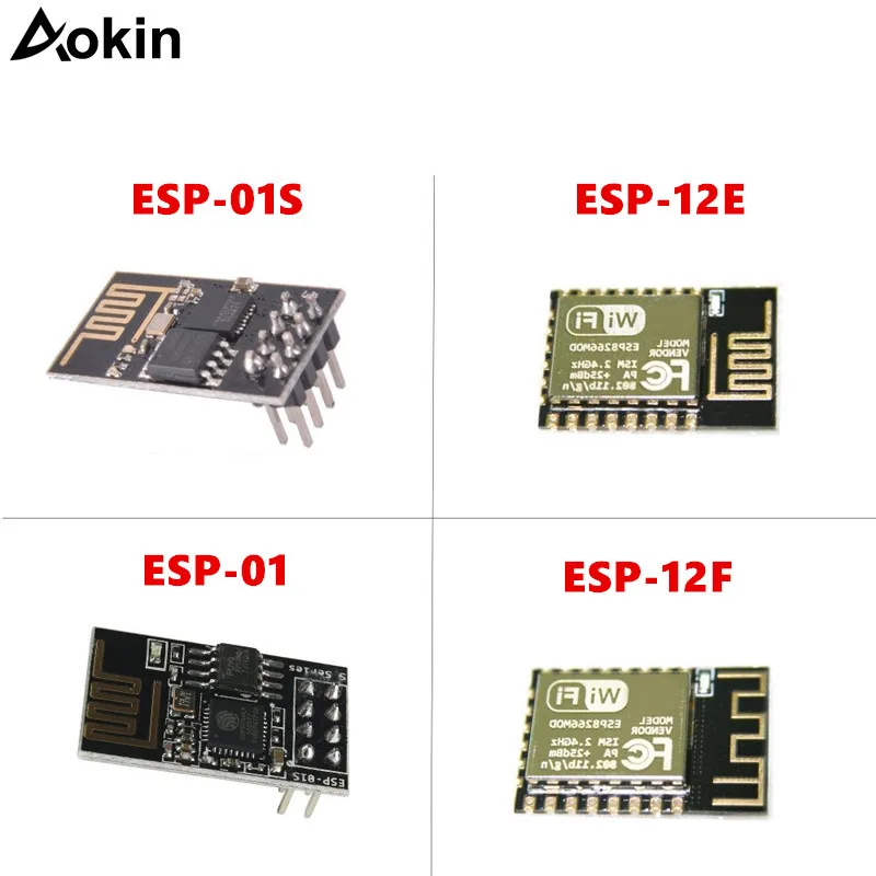 

ESP8266 ESP01S ESP12E ESP12F ESP-12E ESP-01 ESP-01S ESP01 ESP-12F Remote Serial Port WIFI Wireless Module 3.3V SPI For Arduino