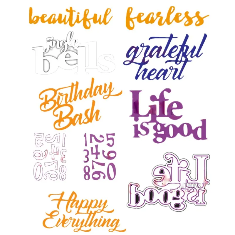 Grateful Heart Beautiful Letter Metal Cutting Dies Stencils For DIY Scrapbooking Decoration Embossing Supplier Handcraft Die Cut
Grateful Heart Beautiful Letter Metal Cutting Dies Stencils For DIY Scrapbooking Decoration Embossing Supplier Handcraft Die Cut