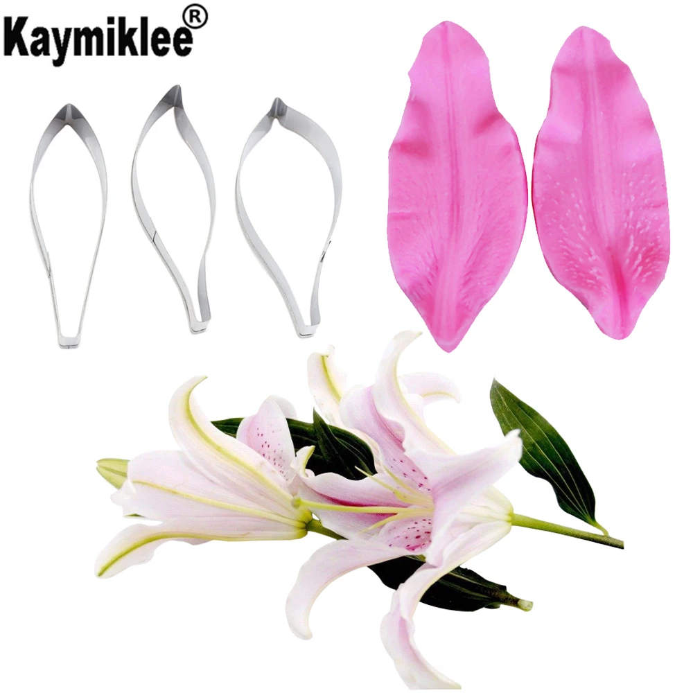 Lily Flower Leaf Veiner Silicone Mould Wedding Party Cake Decorating Tools Fondant Sugarcraft Chocolate Candy Moulds CS244
Lily Flower Leaf Veiner Silicone Mould Wedding Party Cake Decorating Tools Fondant Sugarcraft Chocolate Candy Moulds CS244