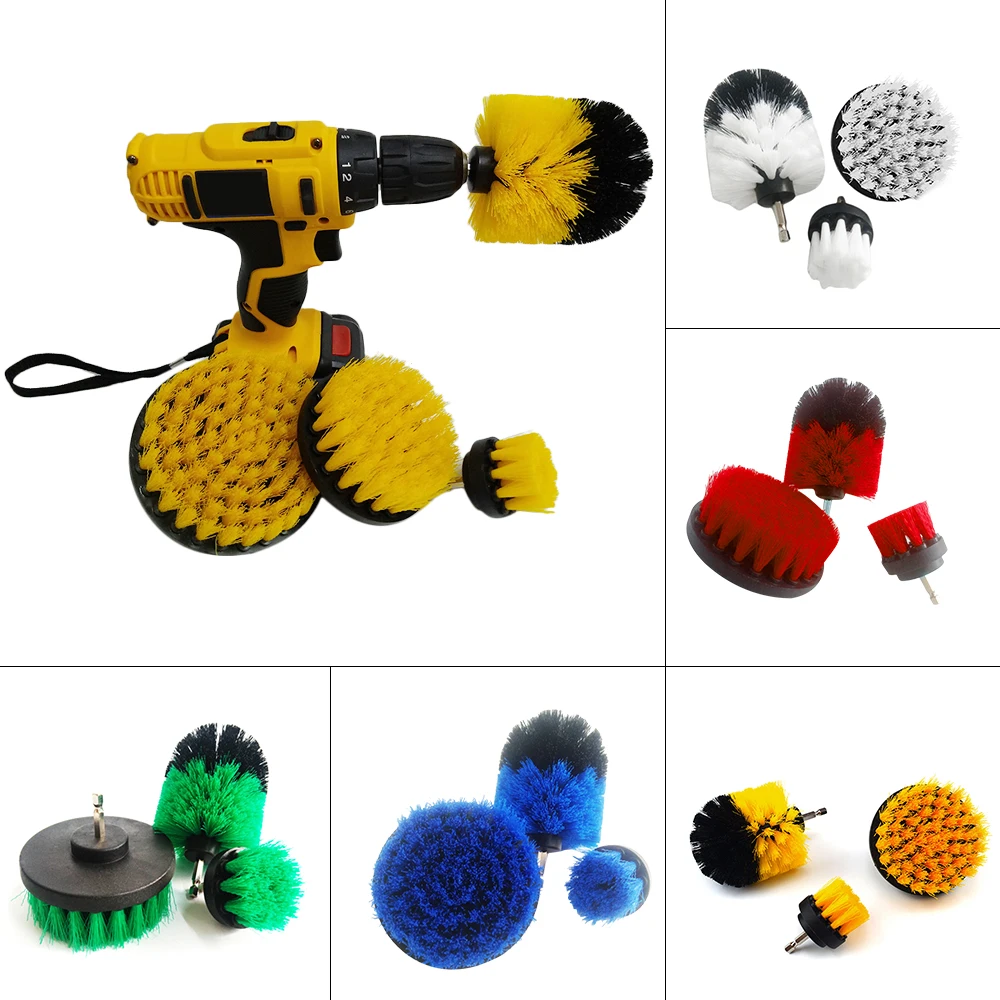 3Pcs Power Scrubber Brush Set Drill Scrubber Cleaning Brush for Car Furniture Carpet Scrubber Brush Car Wash New Arrival
3Pcs Power Scrubber Brush Set Drill Scrubber Cleaning Brush for Car Furniture Carpet Scrubber Brush Car Wash New Arrival