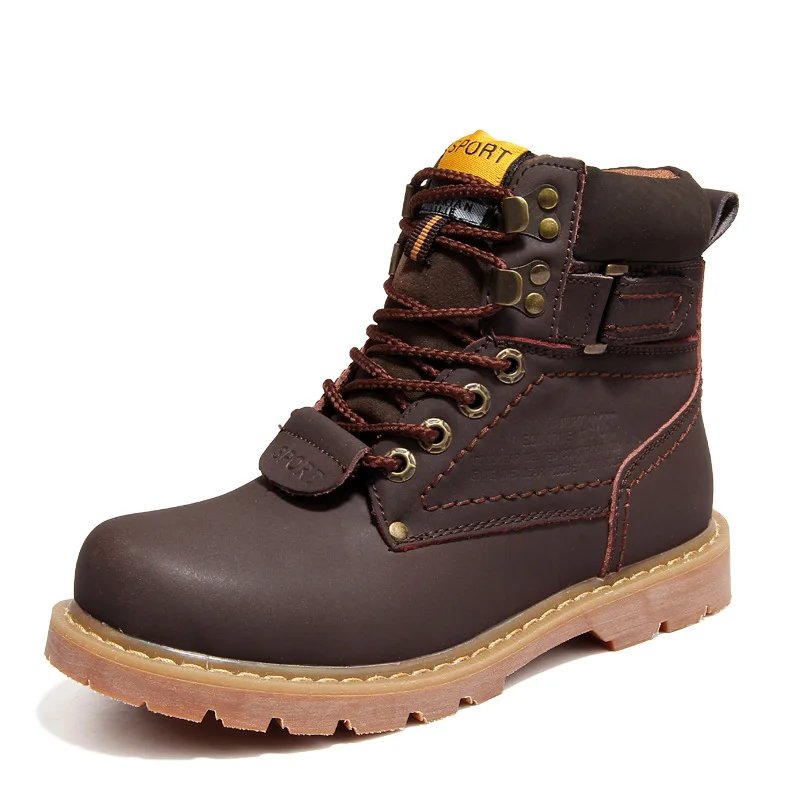 CuddlyIIPanda 2019 Metal Buckle Work Tooling Boots Split Leather Men Winter Boots Plush Fur Snow Boots High Quality Boots
CuddlyIIPanda 2019 Metal Buckle Work Tooling Boots Split Leather Men Winter Boots Plush Fur Snow Boots High Quality Boots