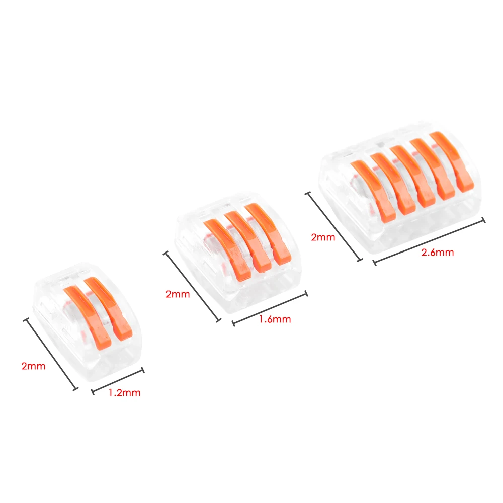 20/10pcs Flame Retardant Cable Connector Set Universal Wire Connectors Case Kit Quick Terminals 2/3/4/5 Way
20/10pcs Flame Retardant Cable Connector Set Universal Wire Connectors Case Kit Quick Terminals 2/3/4/5 Way