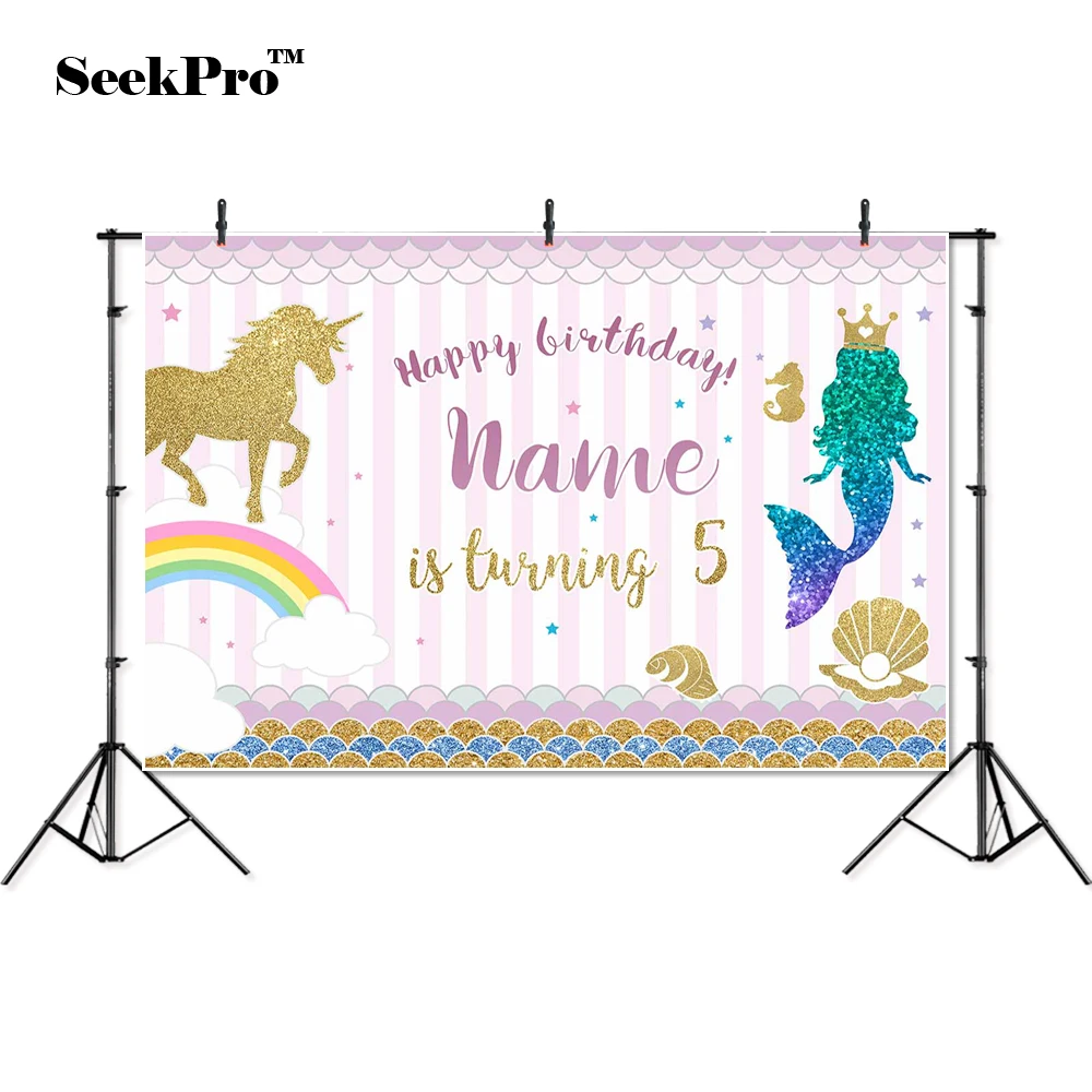 thin vinyl birthday mermaid unicorn rainbow children photo Backgrounds Printed Professional indoor Photographic studio Backdrops
thin vinyl birthday mermaid unicorn rainbow children photo Backgrounds Printed Professional indoor Photographic studio Backdrops