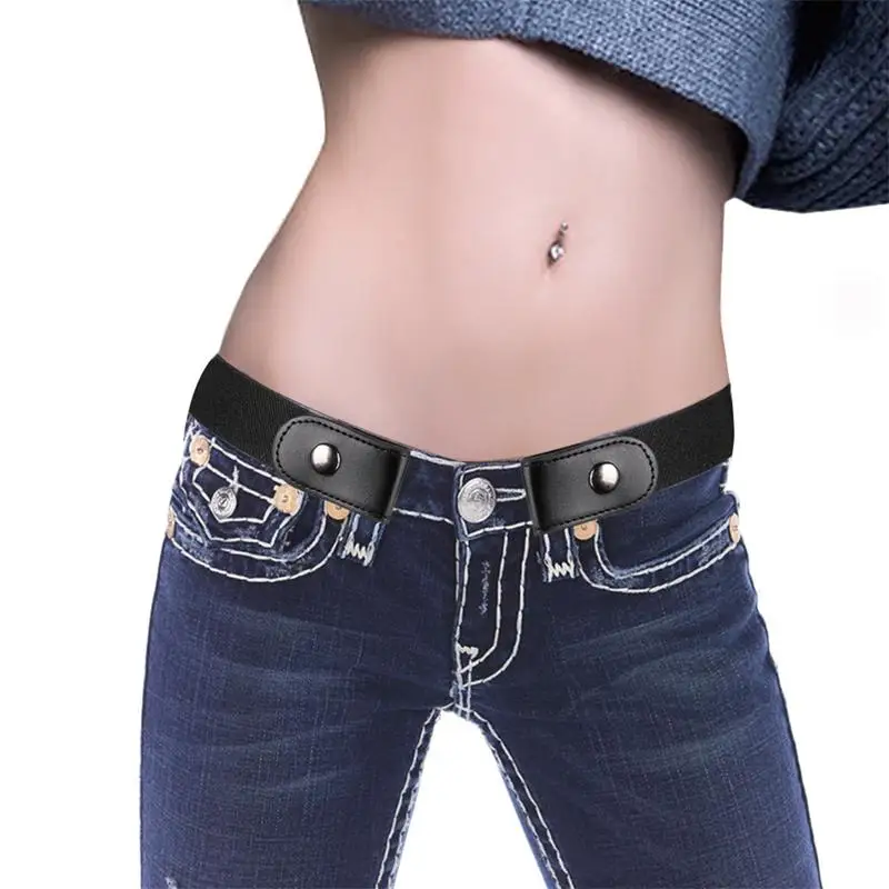 Fashion Female Antique Black Elastic Belts Leather Slim Fit Invisible Belt Jeans Simple Unisex Convenient Belt
Fashion Female Antique Black Elastic Belts Leather Slim Fit Invisible Belt Jeans Simple Unisex Convenient Belt