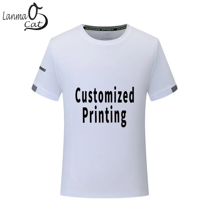 Men T Shirt Short Sleeve Sportswear Shirts Custom Logo Text Print Sport Shirt Men Women Dry Fit Clothing
Men T Shirt Short Sleeve Sportswear Shirts Custom Logo Text Print Sport Shirt Men Women Dry Fit Clothing
