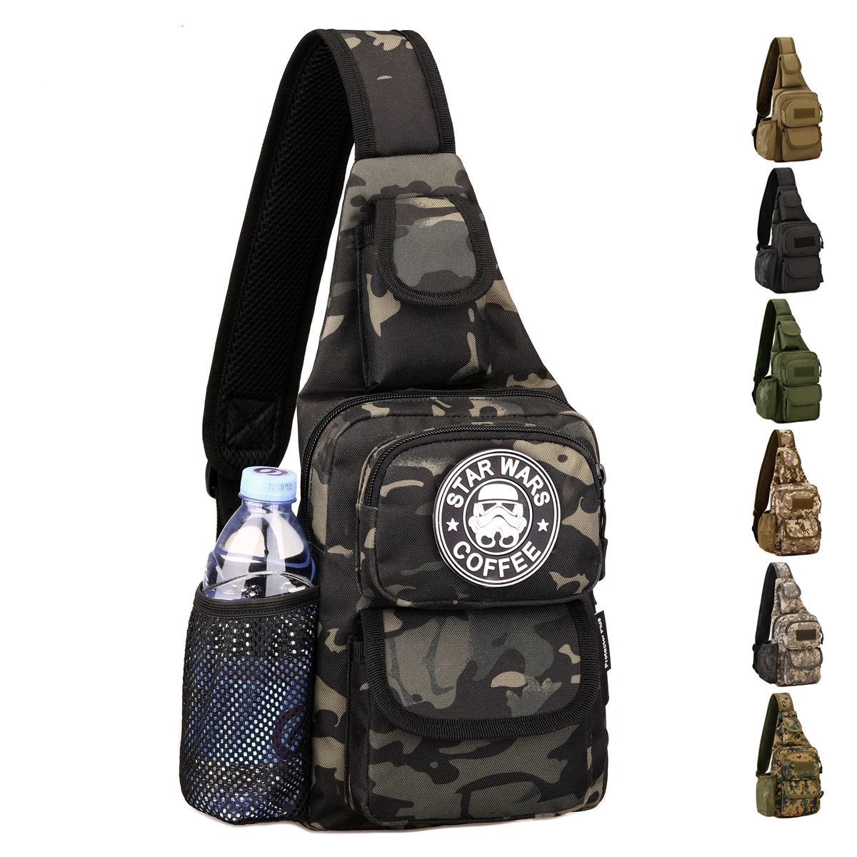 High Quality Nylon Men Chest Back Pack Water Bottle Bag Military Assualt Casual Male Shoulder Messenger Bags Sling Rucksack
High Quality Nylon Men Chest Back Pack Water Bottle Bag Military Assualt Casual Male Shoulder Messenger Bags Sling Rucksack