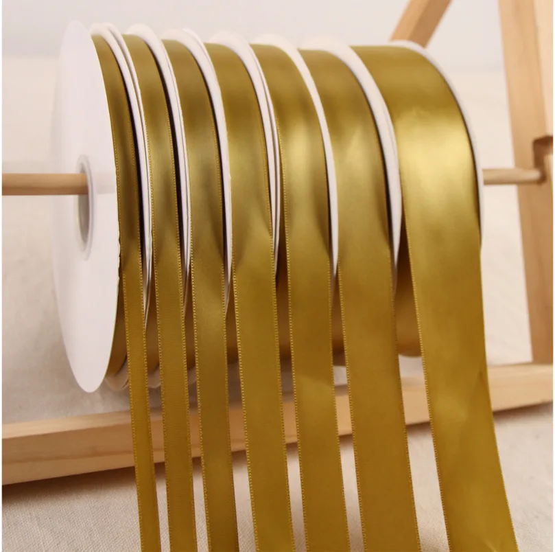 100yard Gold Color Ribbons Ruban Satin Ribbons Wedding Decorative Gift Box Wrapping Belt DIY Crafts Christmas Ribbon 6-38mm
100yard Gold Color Ribbons Ruban Satin Ribbons Wedding Decorative Gift Box Wrapping Belt DIY Crafts Christmas Ribbon 6-38mm