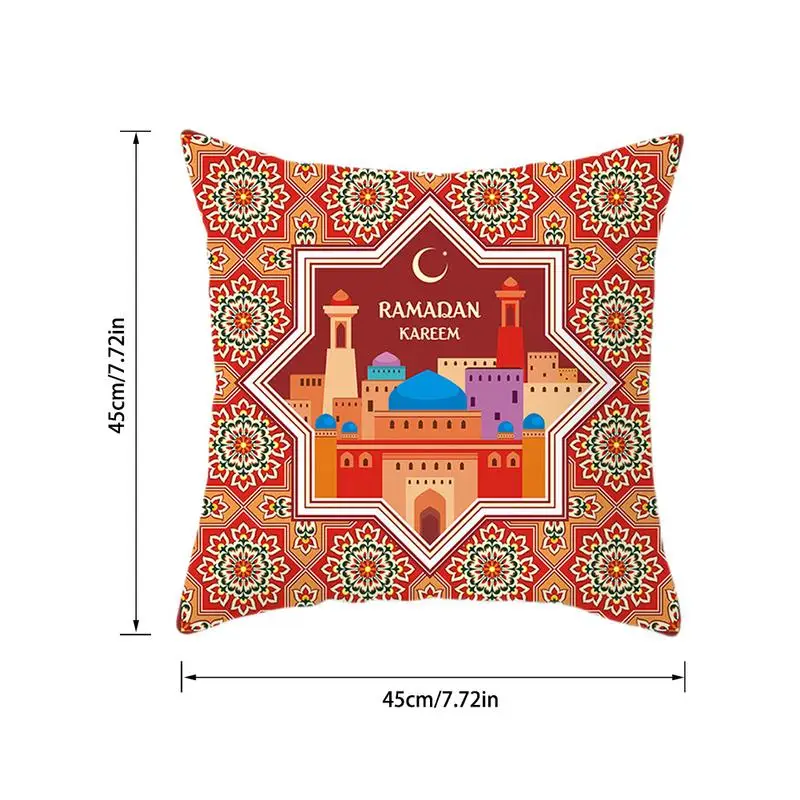 Cushion Cover Ramadan Festival Decoration Pillowcase Sofa Cushion Cover Home Decor Office Pillowcase Handmade Square Pillow Case
Cushion Cover Ramadan Festival Decoration Pillowcase Sofa Cushion Cover Home Decor Office Pillowcase Handmade Square Pillow Case