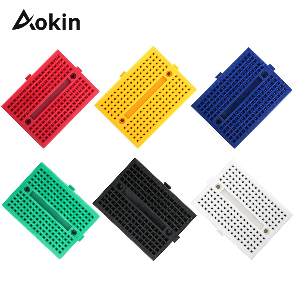 Breadboard 170 Point Breadboard Mini 170Point Solderless PCB Bread Board 170 holes Test Develop for Arduino Diy kit
Breadboard 170 Point Breadboard Mini 170Point Solderless PCB Bread Board 170 holes Test Develop for Arduino Diy kit