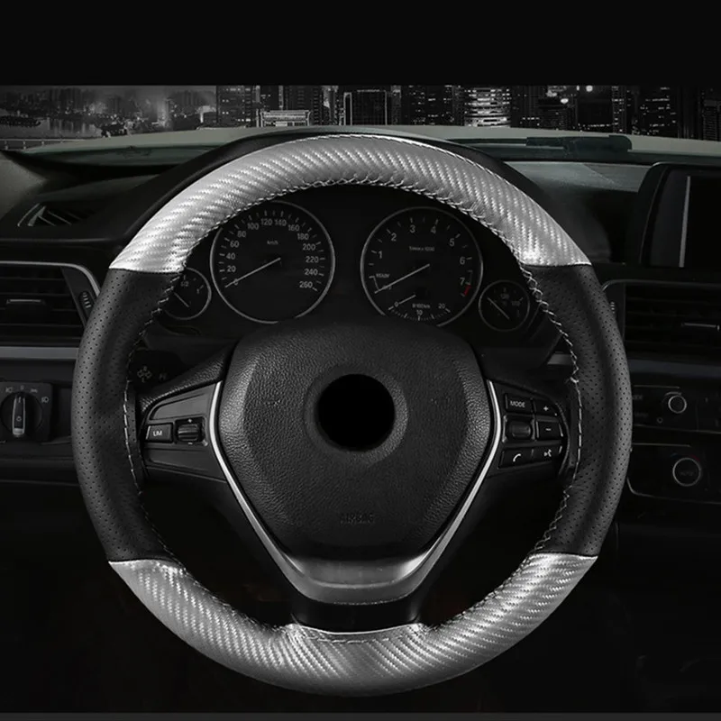 Anti-Slip Car Steering Wheel Cover 38cm DIY Braid Needles And Thread Soft Artificial Leather Auto Car Steering Wheel Covers
Anti-Slip Car Steering Wheel Cover 38cm DIY Braid Needles And Thread Soft Artificial Leather Auto Car Steering Wheel Covers