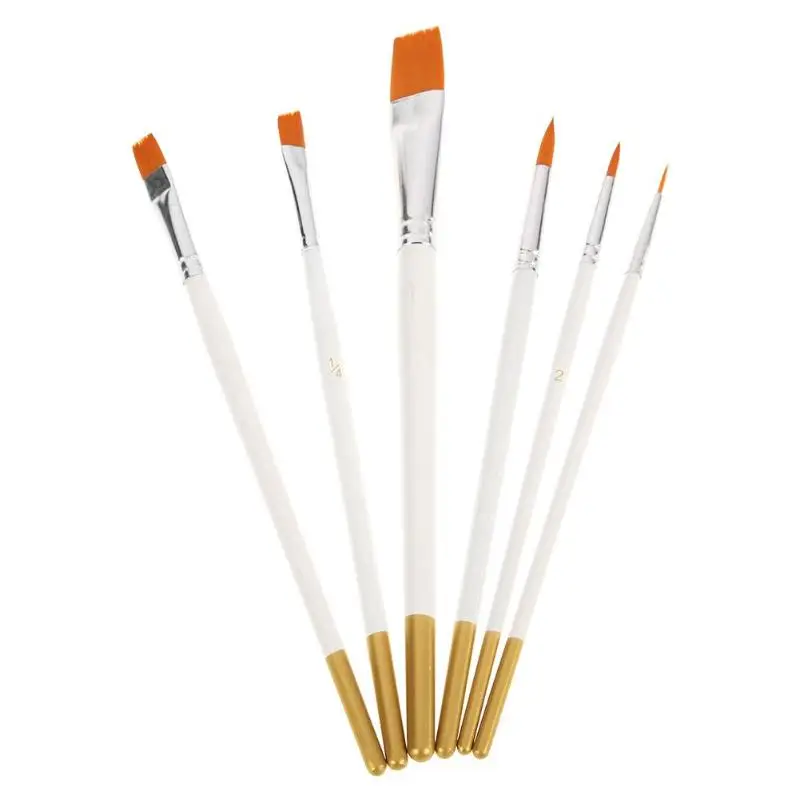 6Pcs/Pack Nylon Hair Oil Paint Drawing Brushes Set for Kids DIY Watercolor Oil Acrylic Painting Art Pen Set Supplies
6Pcs/Pack Nylon Hair Oil Paint Drawing Brushes Set for Kids DIY Watercolor Oil Acrylic Painting Art Pen Set Supplies