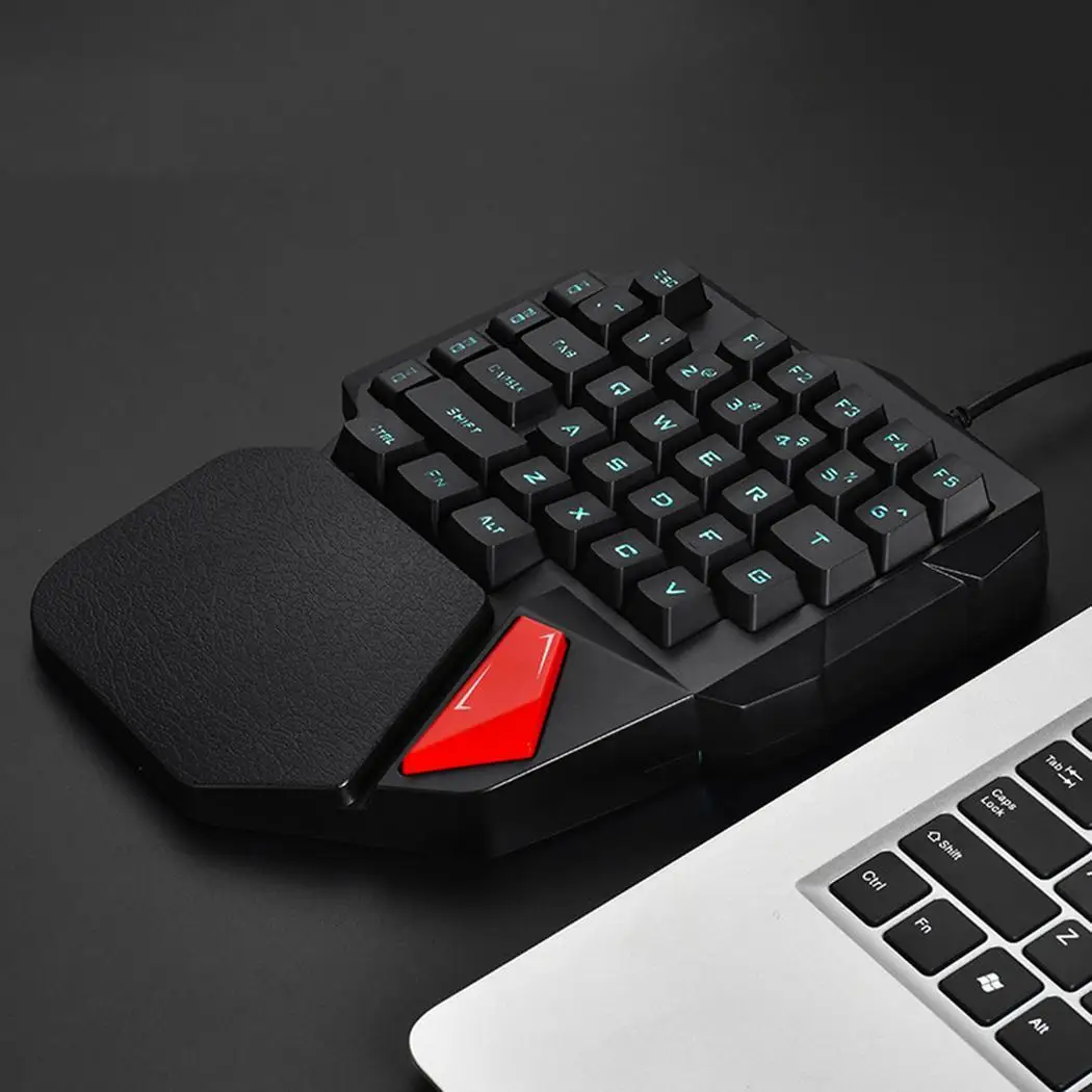 Мини Прочный USB интерфейс подсветка Проводная износостойкая черная 1 8 м одна рука